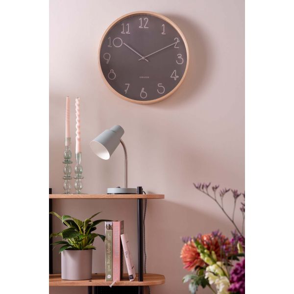 Horloge ronde en MDF Sencillo 40 cm - KARLSSON