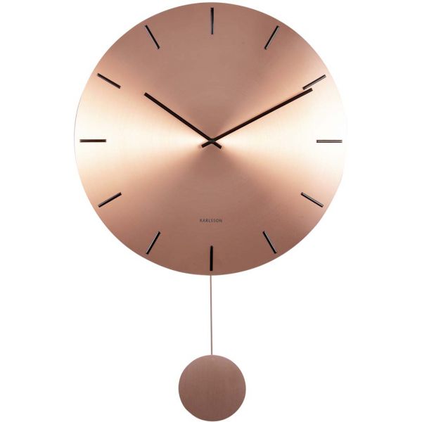 Horloge ronde en acier Impressive 47 cm - KARLSSON