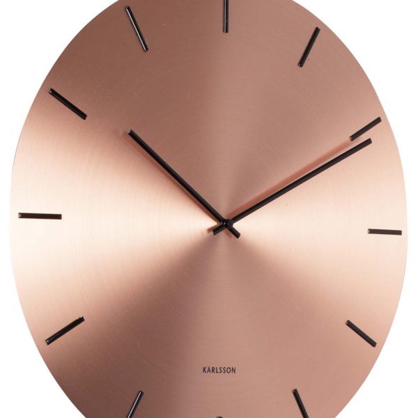 Horloge ronde en acier Impressive 47 cm - PRE-1343