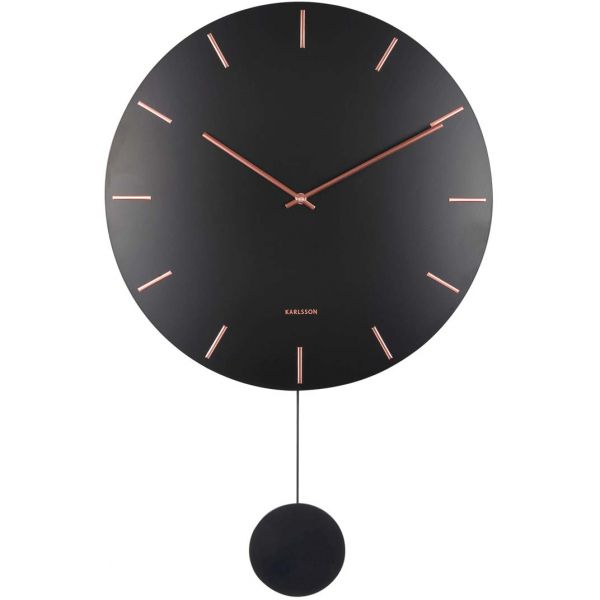 Horloge ronde en acier Impressive 47 cm - KARLSSON