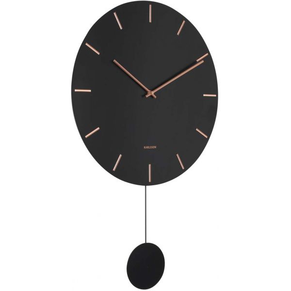 Horloge ronde en acier Impressive 47 cm