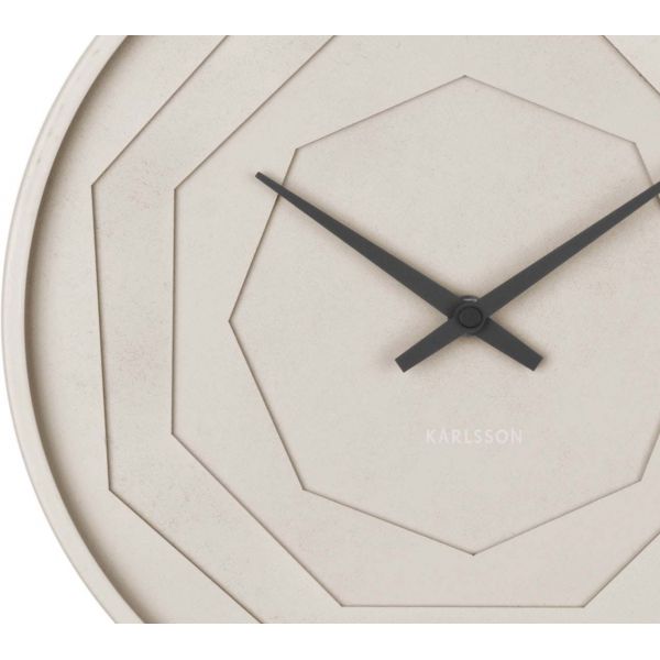 Horloge ronde en bois Origami 30 cm - 5