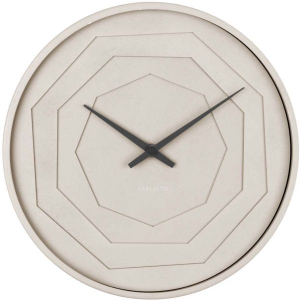 Horloge ronde en bois Origami 30 cm - PRE-1099