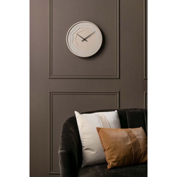 Horloge ronde en bois Origami 30 cm - KARLSSON