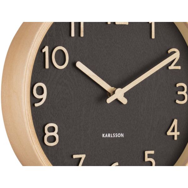 Horloge ronde en bois Pure  22 cm - 42,90