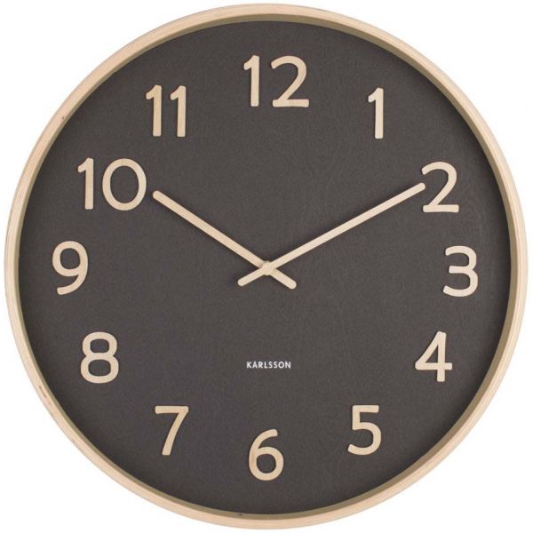 Horloge ronde en bois Pure  40 cm - PRE-1081