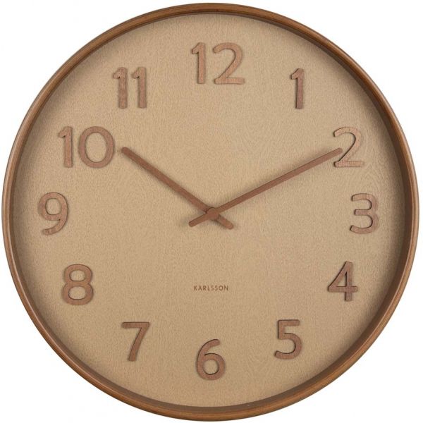 Horloge ronde en bois Pure grain - PRE-1334