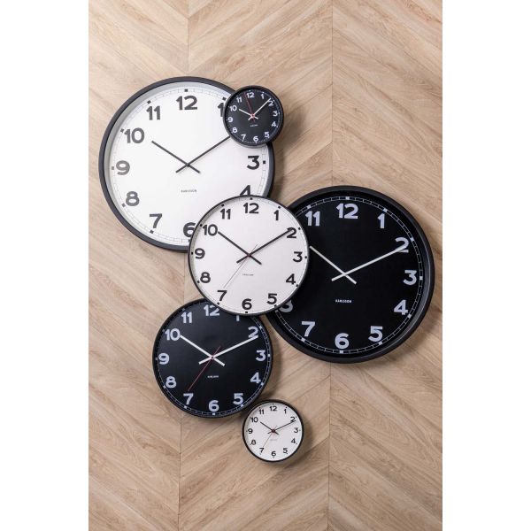 Horloge ronde en métal New classic 20 cm - KARLSSON