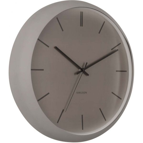 Horloge ronde en métal Nirvana Globe 40 cm