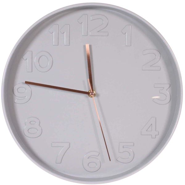 Horloge ronde en plastique Sweet 30.5 cm - CMP-4333