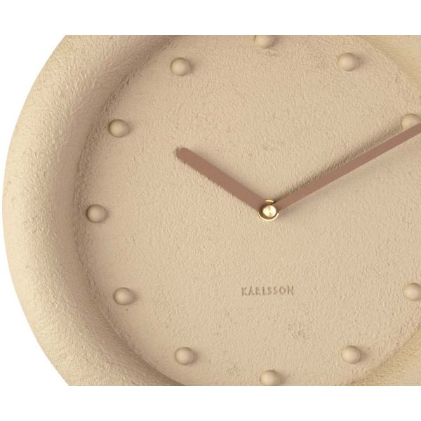 Horloge ronde en résine Petra  30 cm - 5