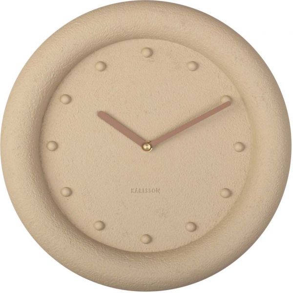 Horloge ronde en résine Petra  30 cm - PRE-1087