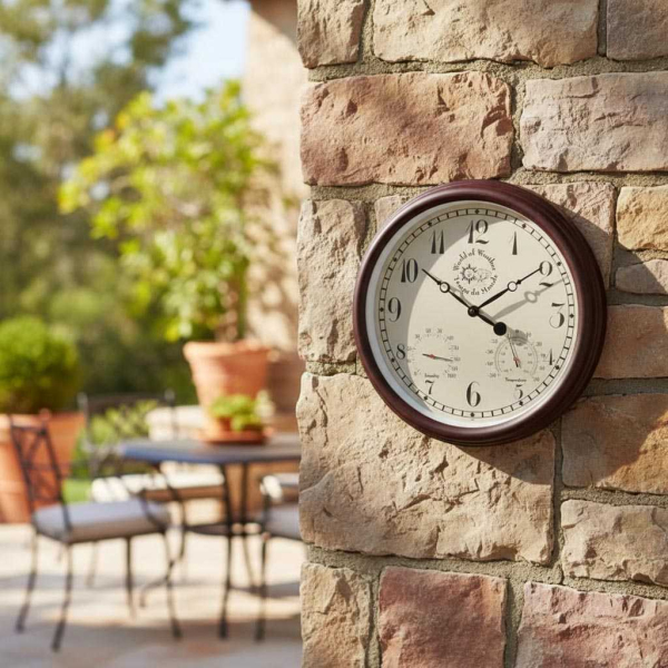 Horloge thermomètre hygromètre extérieure - WORLD OF WEATHER
