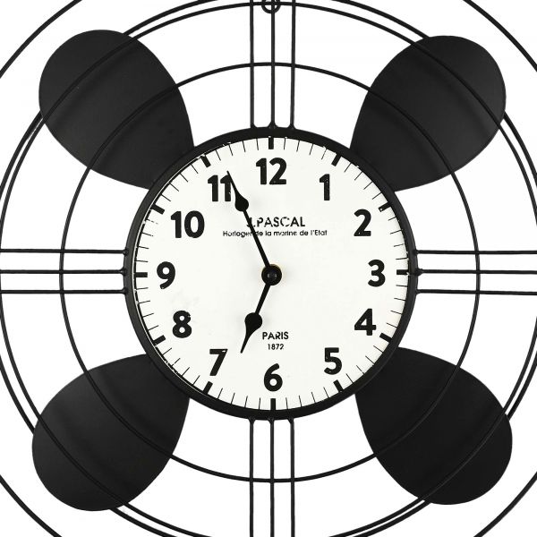 Horloge vintage Hélice 55 x 60 cm - THE HOME DECO FACTORY