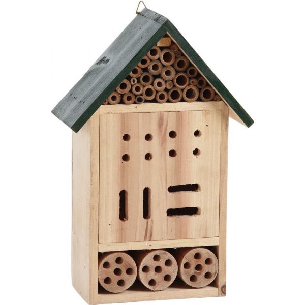 Hôtel à insectes en bois