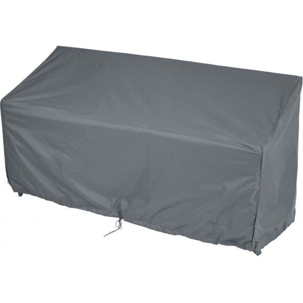 Housse banc de jardin 3 places (gris)