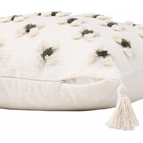 Housse de coussin avec pompoms Millie - 18,90