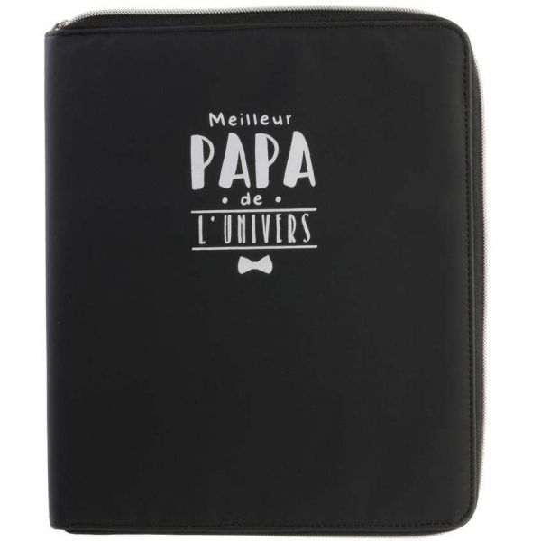 Housse avec organisateur pour tablette Papa en or