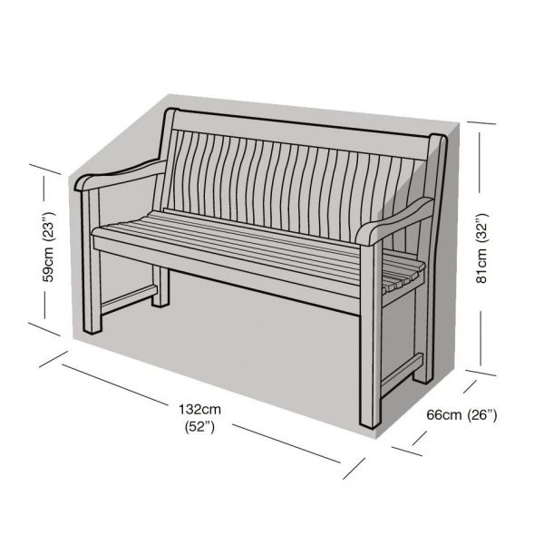 Housse de protection banc de jardin 2 places - GAA-0110