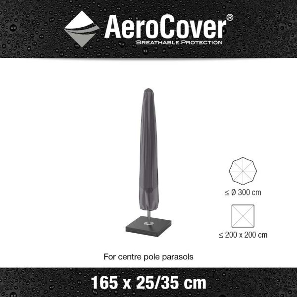 Housse de protection respirante pour parasol à mat central - 52,90