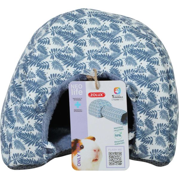 Igloo en tissu pour cochon d'inde Neolife 26.5 x 21.5 cm - 19,90