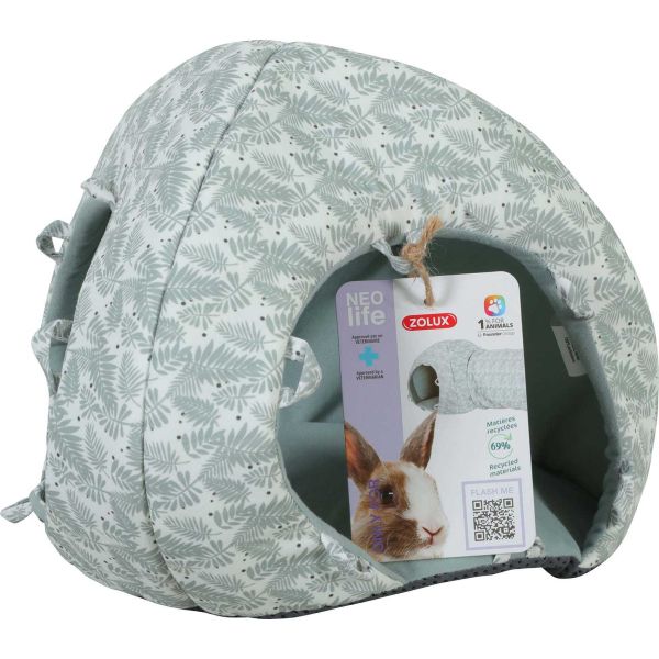 Igloo en tissu pour lapin Neolife 33 x 25 cm - ZOL-2155