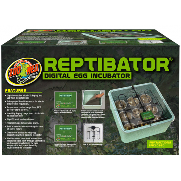 Incubateur digital Reptibator RI10 - ZOOMED