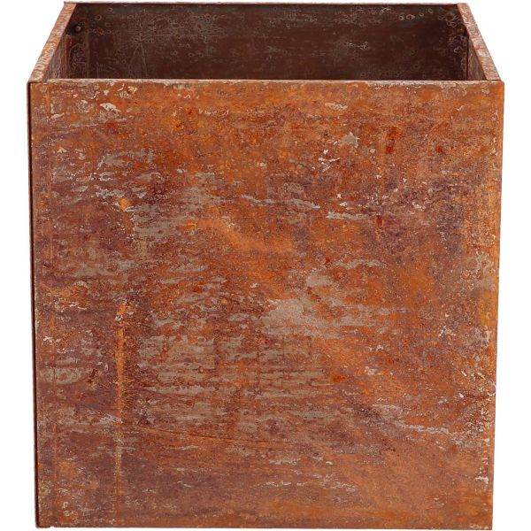 Chat Debout Métal Acier Corten Brut 38cm À Planter - madecoupesurmesure