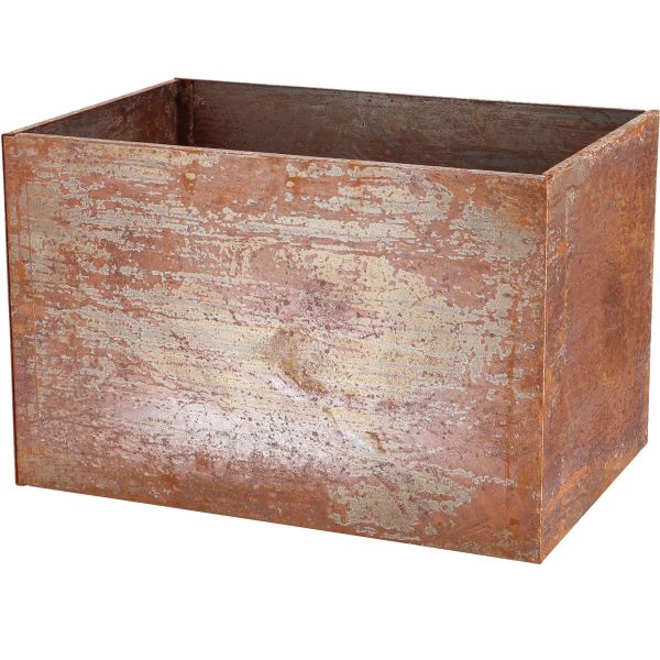 Jardinière en acier corten rouille - 89,90