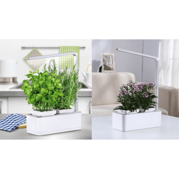 Jardinière avec lampe led intégrée Mini potager - SKY-0140