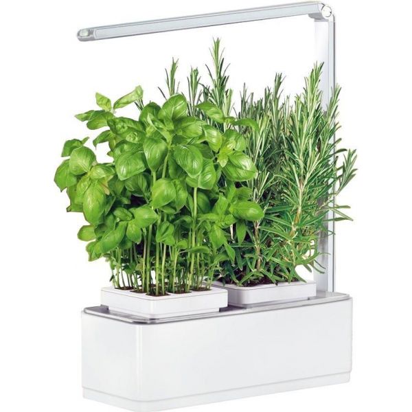 Jardinière avec lampe led intégrée Mini potager - JARDINICE