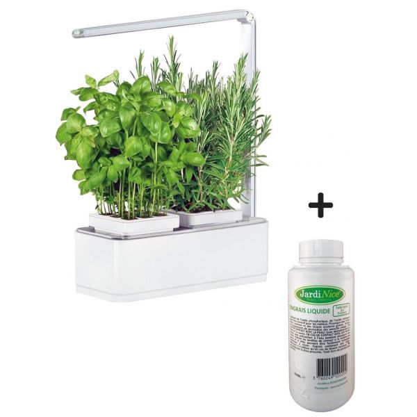 Jardinière avec lampe led intégrée Mini potager