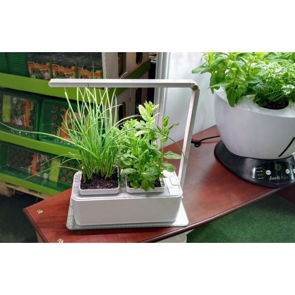 Jardinière avec lampe led intégrée Mini potager - 9