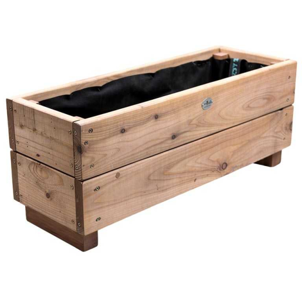 Jardinière en mélèze Moline 60 x 22 x 20 cm