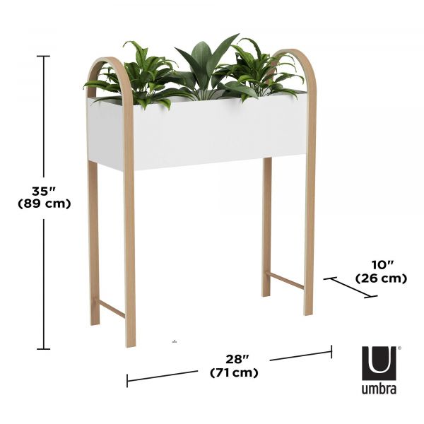 Jardinière surélevée en bois et métal Grove - UMB-0502