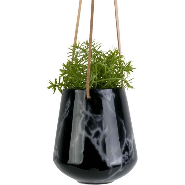 Jardinière suspendue en céramique marbrée 13.5 x 15 cm - 16,90
