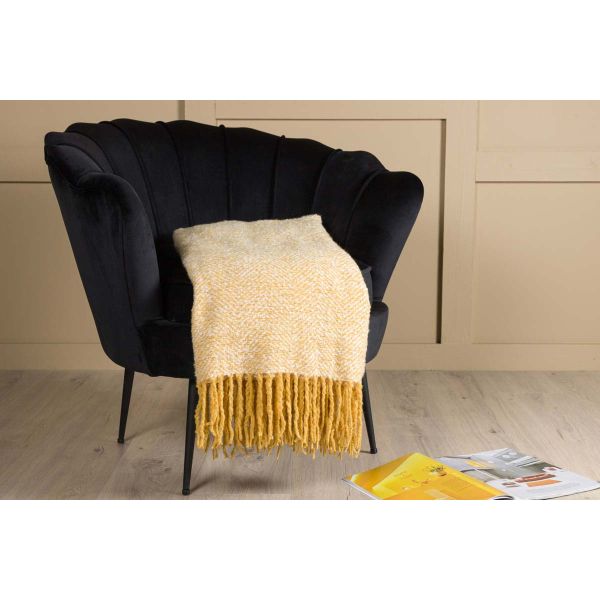 Jeté de canapé à motif chevrons Toby 170 x 130 cm - 29,90