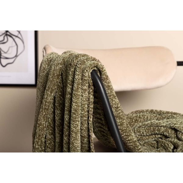 Jeté de canapé en polyester chenille Ally 170 x 130 cm - 32,90