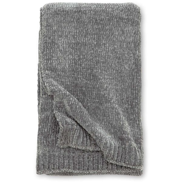 Jeté de canapé en polyester chenille Ally 170 x 130 cm - VEN-0437