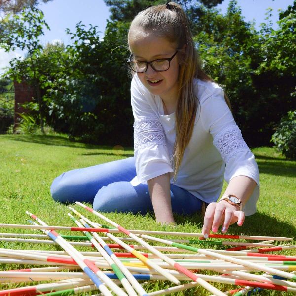 Jeu de Mikado Géant en bois - OOGarden