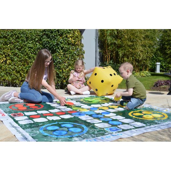 Jeu de petits chevaux de jardin géant