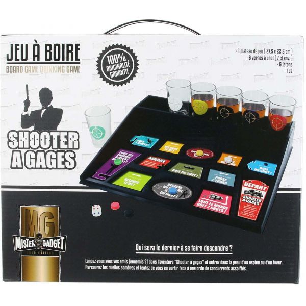 Jeu à boire Shooters à gages - MISTER GADGET