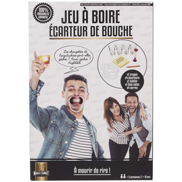 Jeu à boire écarteur de bouche