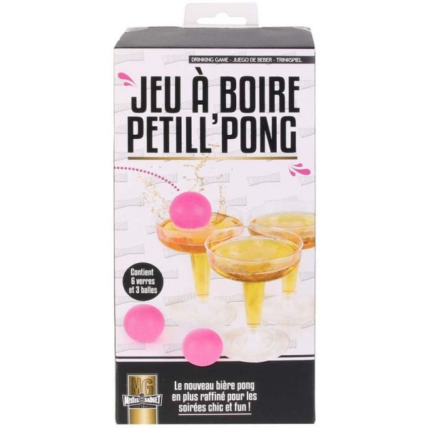 Jeu à boire pétill' pong