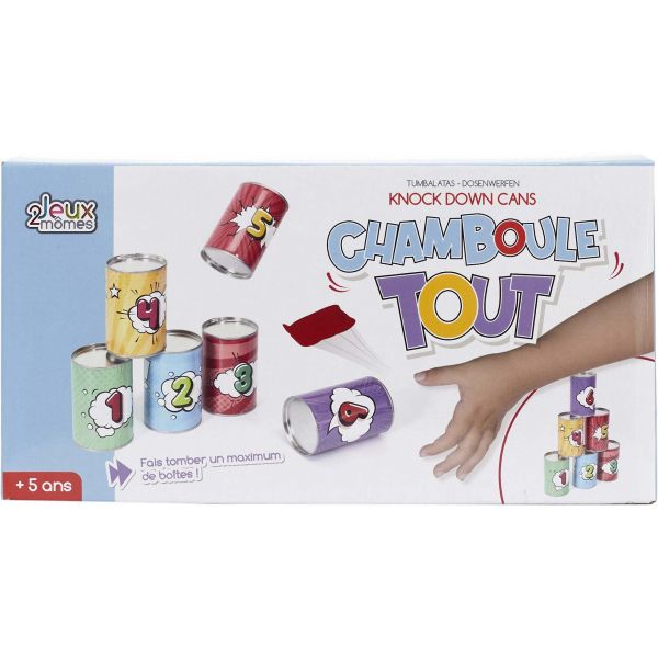 Jeu chamboule tout avec 3 balles - JEUX 2 MOMES