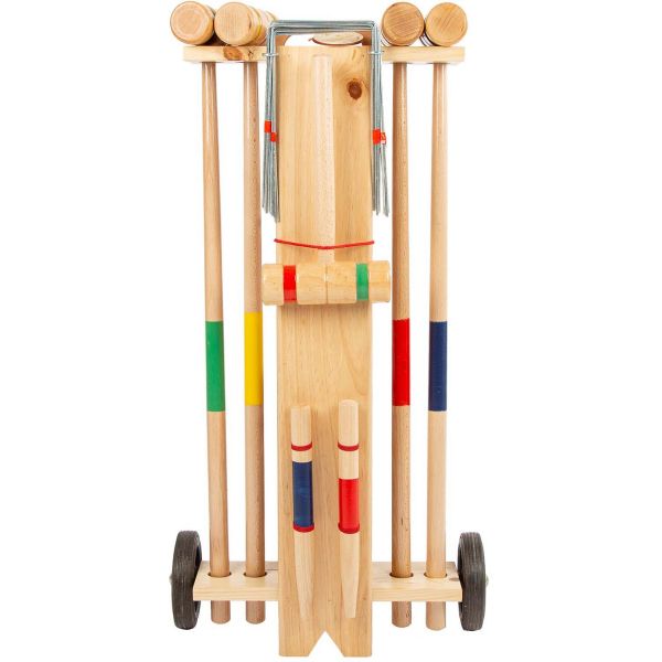 Jeu de croquet avec chariot quatro