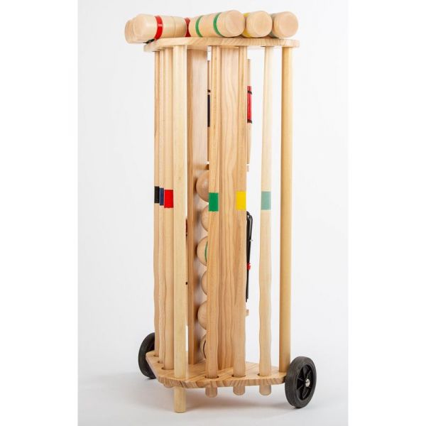 Jeu de croquet professionnel avec chariot - MORA