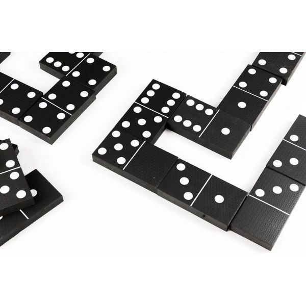 Jeu de dominos géants noir et blanc - TRA-0116