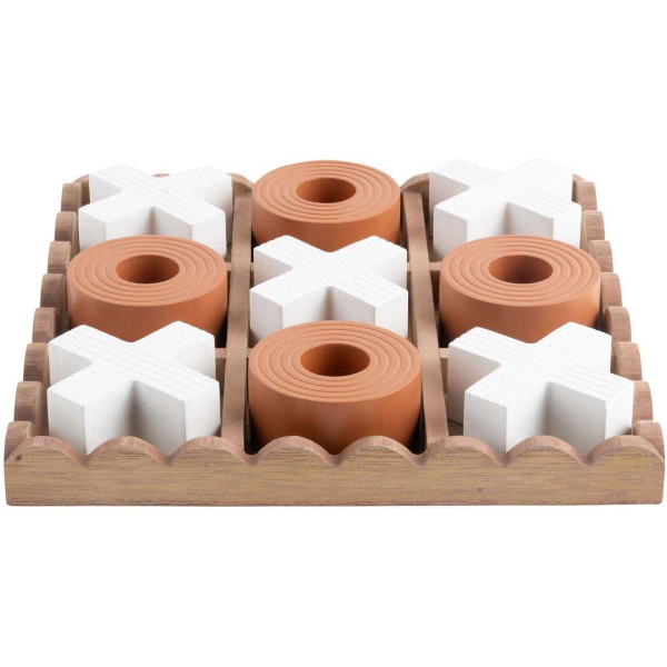 Jeu de morpion en MDF Tic Tac