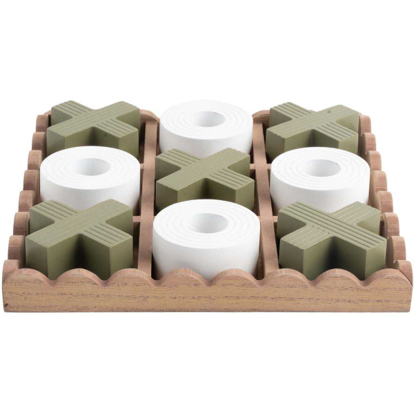 Jeu de morpion en MDF Tic Tac